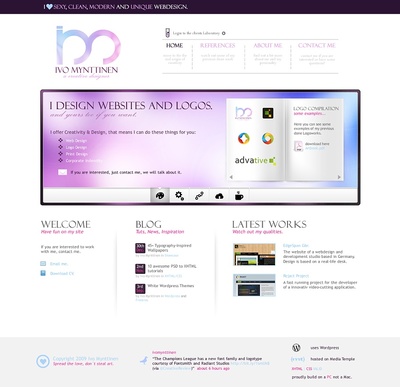 國外27個時尚網站設計界面創(chuàng)意欣賞 探索前沿UI與網頁美學